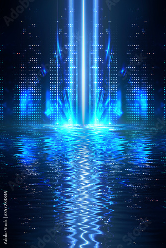 Empty stage background in p...