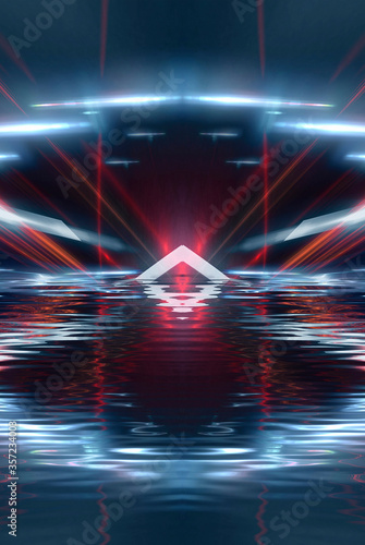 Empty stage background in p...
