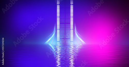 Empty stage background in p...