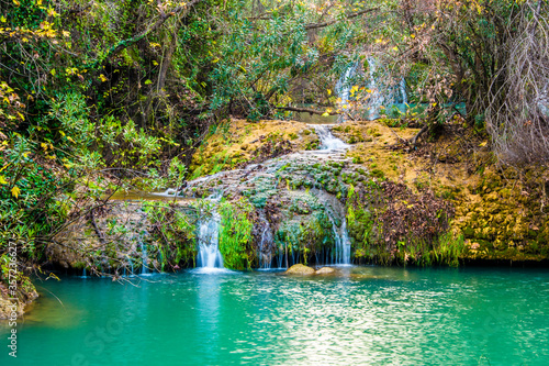 Kursunlu Waterfall in Antalya Province of Turkey