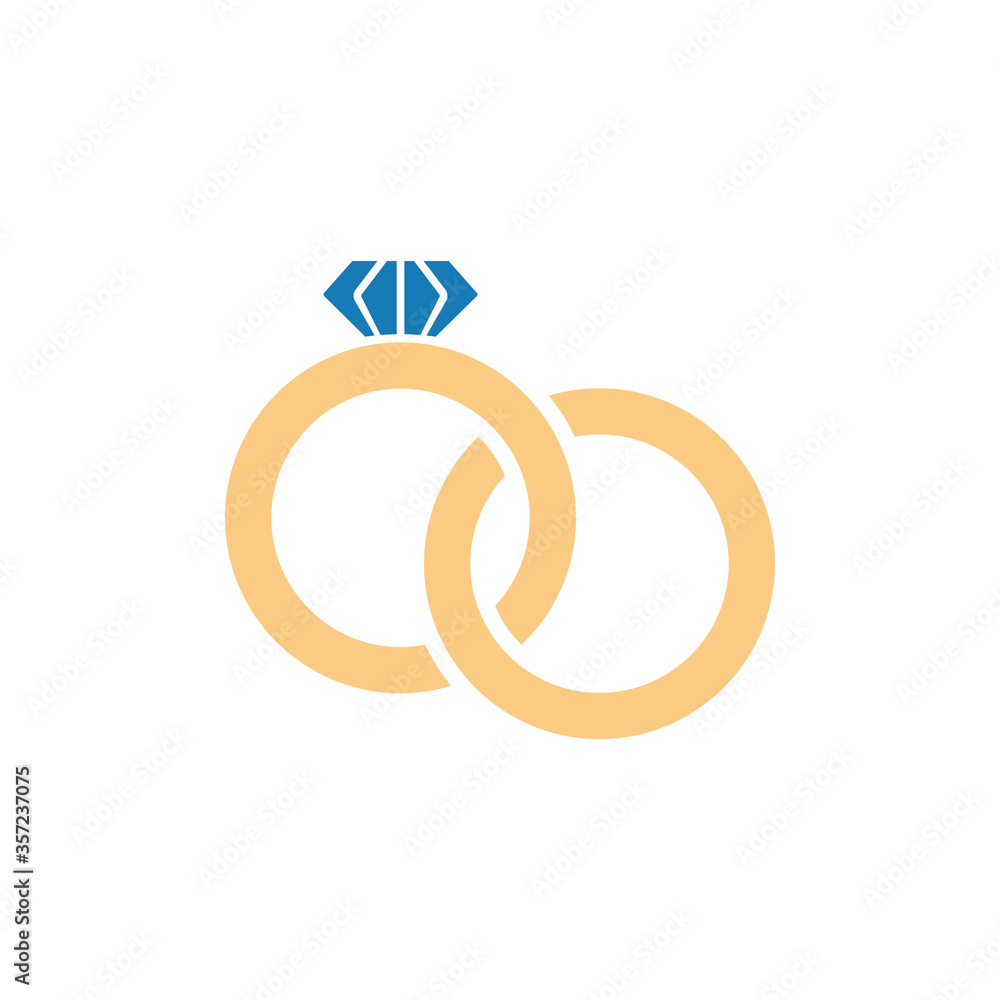 Diamond ring graphic design template vector isolated Diamond ring graphic design template vector isolated