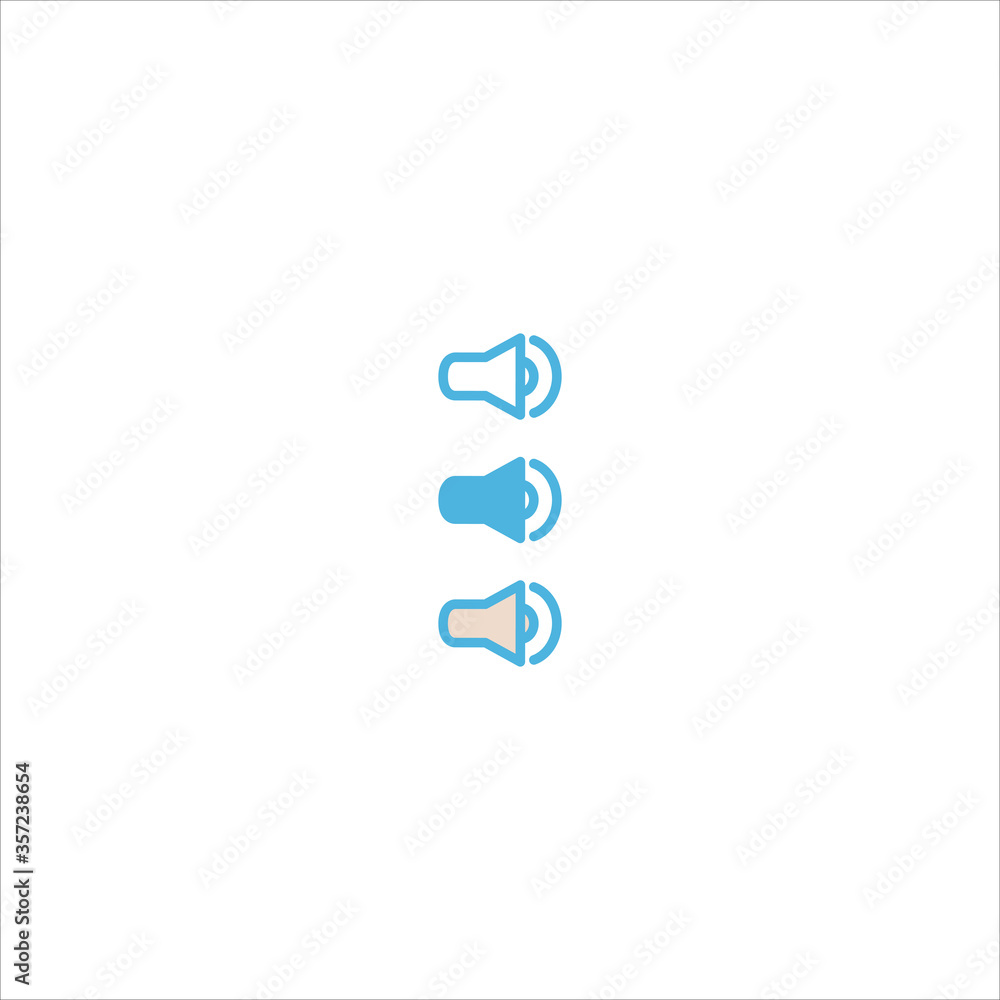 audio speaker icon flat vector logo design trendy audio speaker icon flat vector logo design trendy