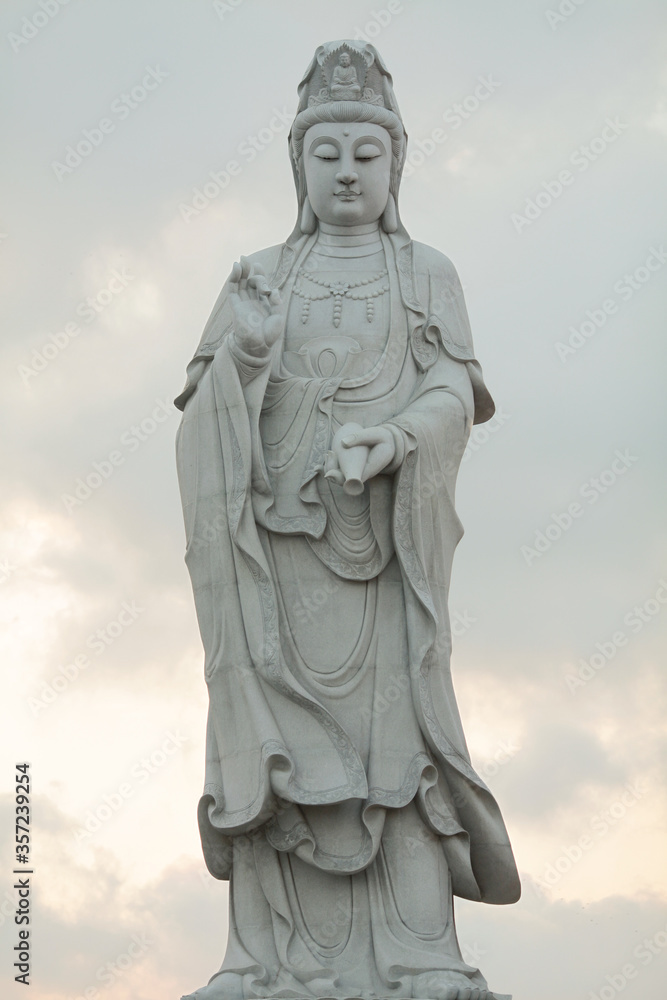 Dewi Kwan Im statue on the sky
