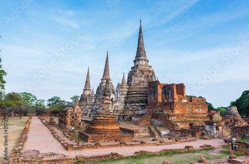 Wat Phra Sri Sanphet  at Ayutthaya province  Thailand