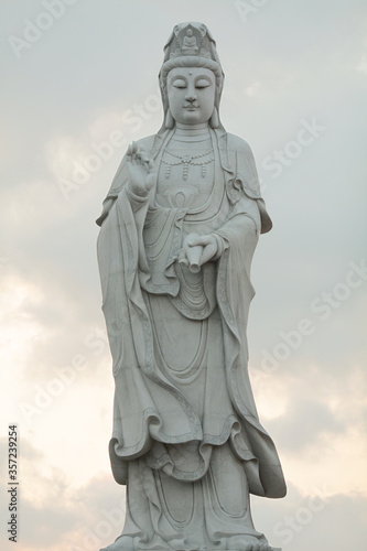 Dewi Kwan Im statue on the sky