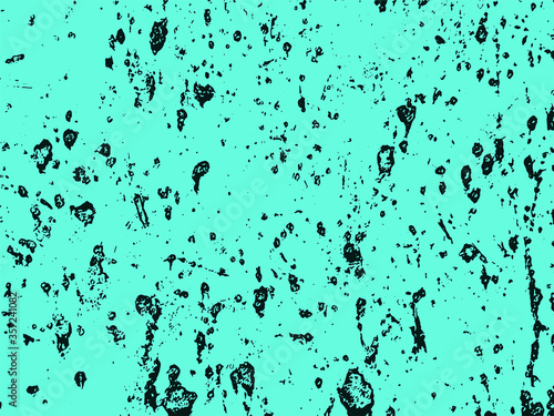 A greenish blue vector texture of distressed, urban, grungy concrete with aged and weathered damage. Ideal for use as a background texture.