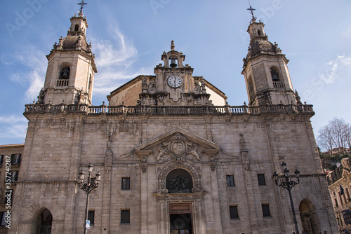 Church of San Nicolas in the old town of Bilbao, Biscay, Basque Country, Spain, Europe