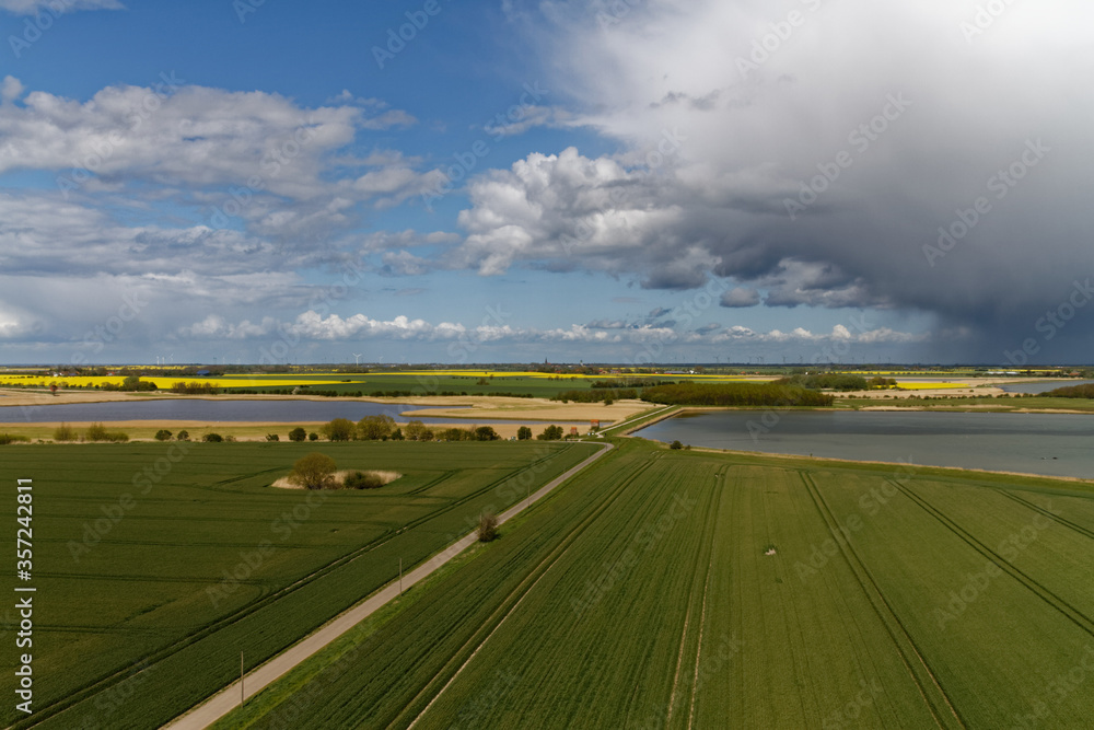 Obraz premium Blick über Fehmarn