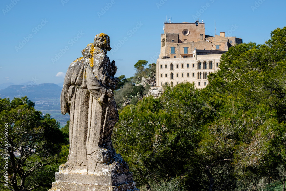 Santuario de Sant Salvador, Felanitx, Mallorca, balearic islands, Spain