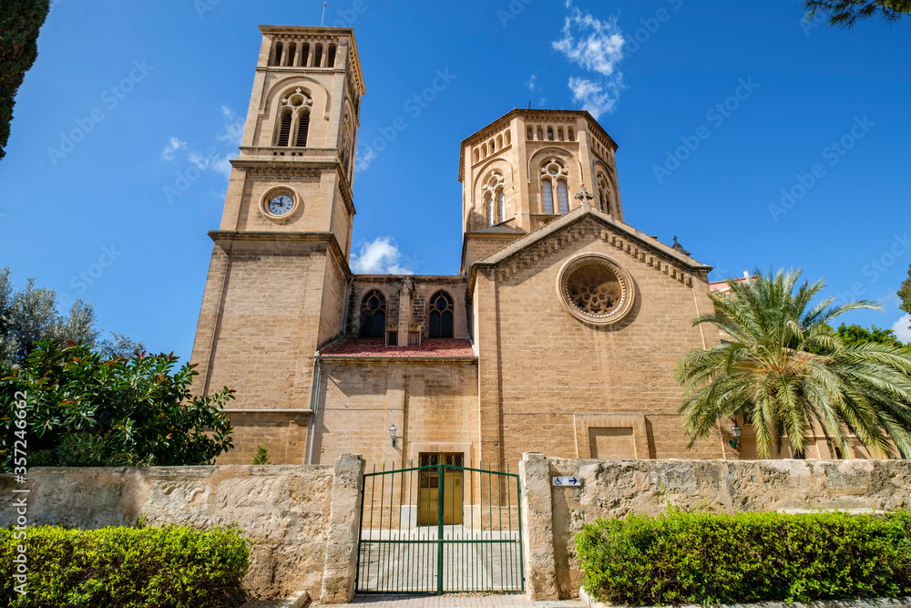 Iglesia de la Inmaculada Concepción, siglo XIX, Sant Matgi,  Palma, Mallorca, balearic islands, Spain