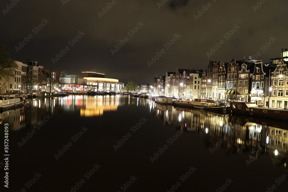 Amsterdam Skyline at Night