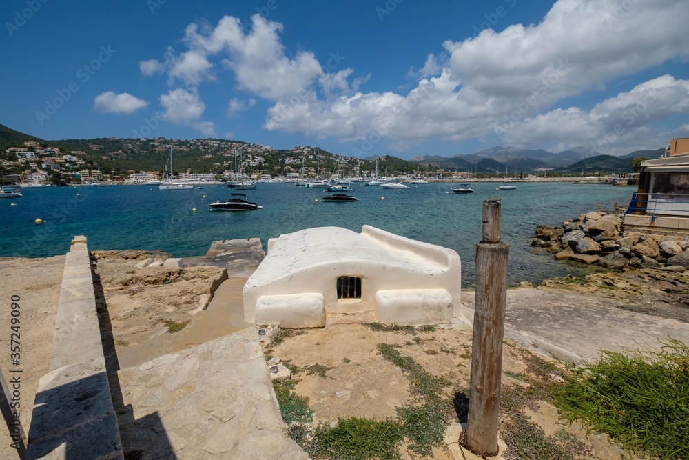 Fototapeta premium varadero de bien den Vic, Port d`Andratx, Mallorca, balearic islands, Spain