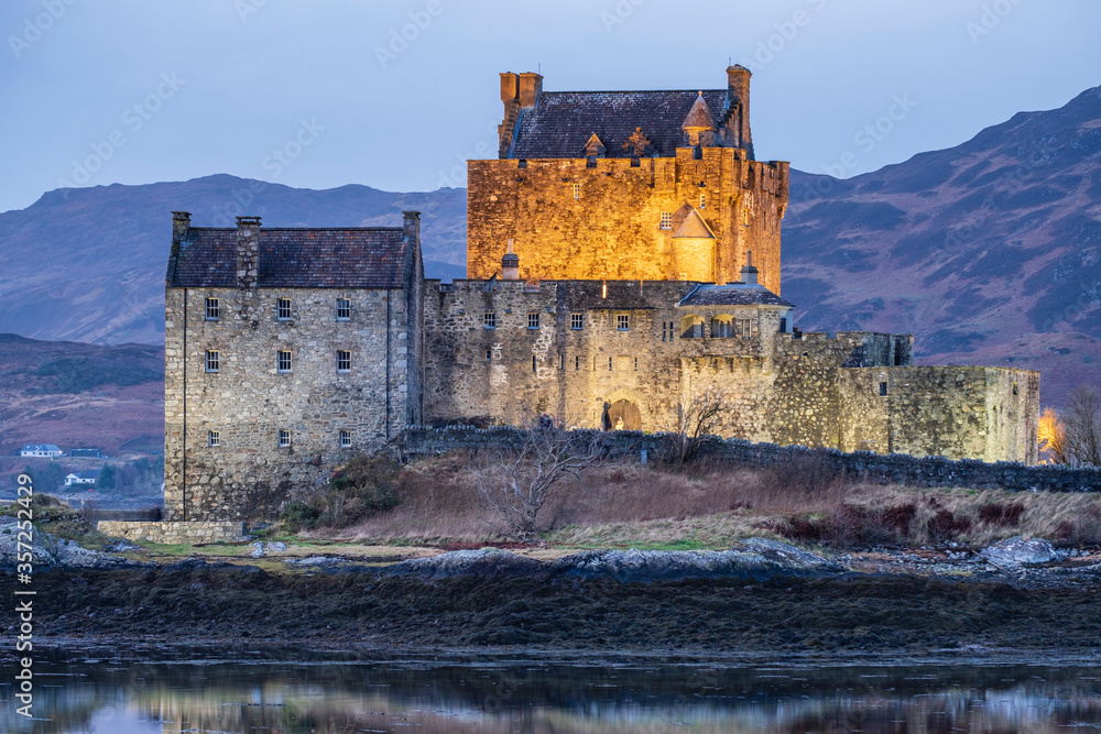 castillo de Eilean Donan, siglo XIII, Kyle of Lochalsh,  Highlands, Escocia, Reino Unido