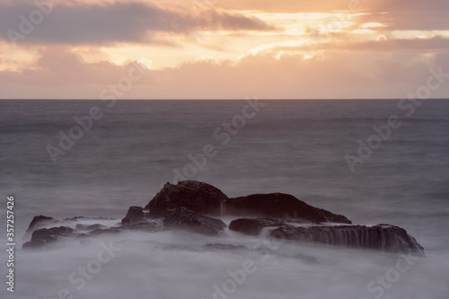 Tranquil colorful seascape at dusk © Zacarias da Mata