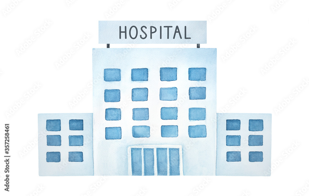 🏥Easy Drawing Hospital | Hospital Drawing Easy | How To Draw A Hospital  Easy - YouTube