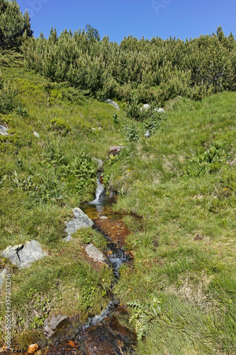 Panorama around Belmeken peak, Rila mountain