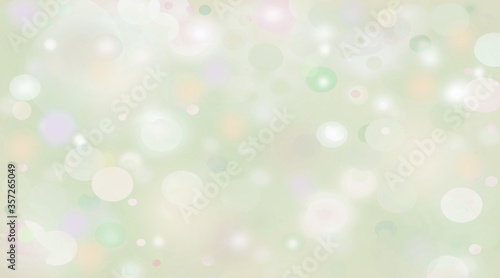 illustration of a light rainbow colors bokeh and stars blurred background