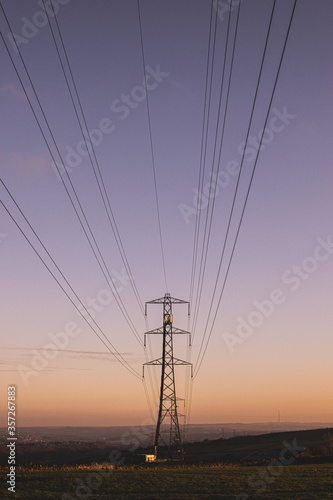 powerlines Halifax Yorkshire