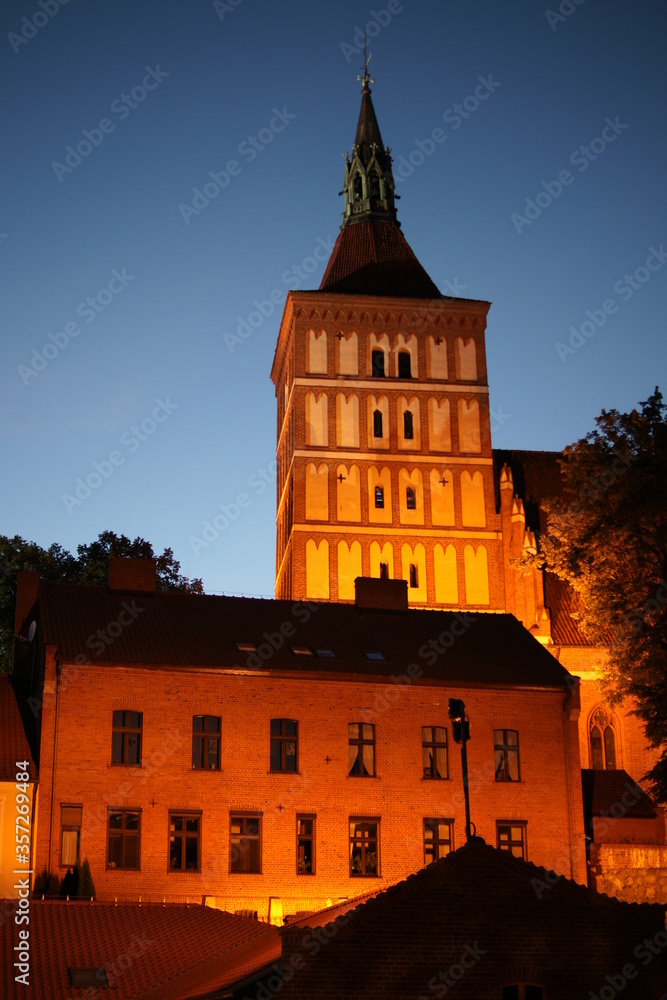 Polska - Mazury - Warmia - Olsztyn. Katedra.