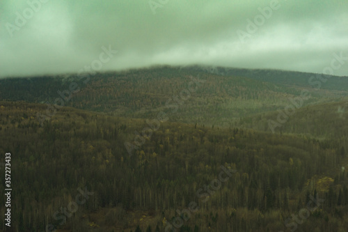 fog in the mountains