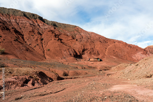 red rocks in the desert