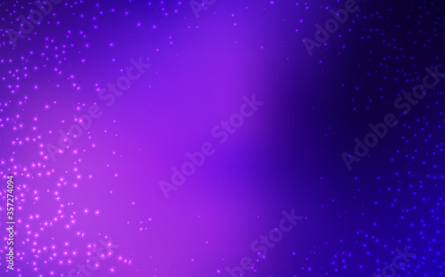 Dark Pink, Blue vector texture with milky way stars.