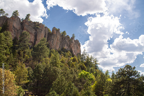 Obraz na płótnie Barranco en Sierra tarahumara w salonie