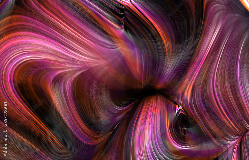 Fototapeta premium crazy swirling dynamic psychedelic colorful fluid 