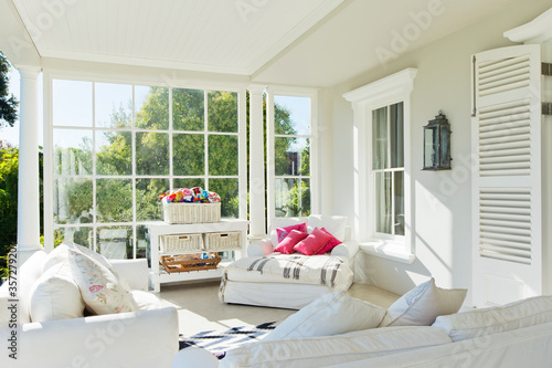 Schilderij op canvas Luxury sun porch