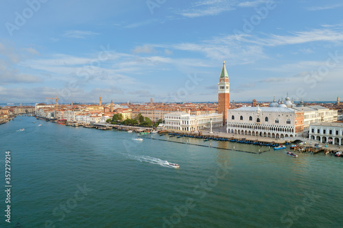 Il Bacino di Piazza San Marco, ripreso con un drone