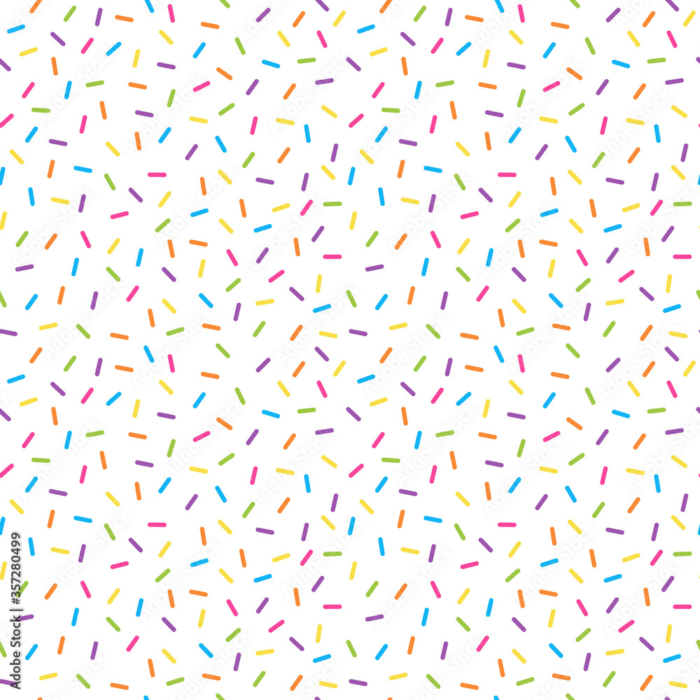 Rainbow Confetti Seamless Pattern - Colorful confetti repeating pattern design Rainbow Confetti Seamless Pattern - Colorful confetti repeating pattern design