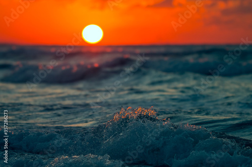 Atardecer en la costa de Varadero, Cuba. 