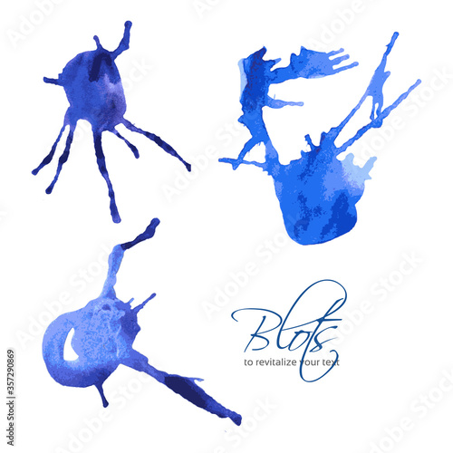 Blue blots to revitalize your text 9