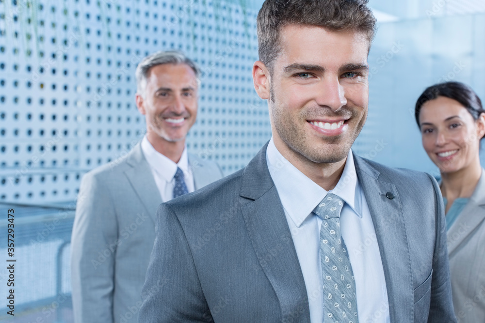 Portrait of confident business people Portrait of confident business people