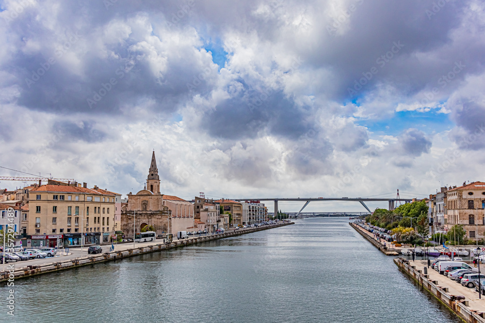 Fototapeta premium Provence Venice, Martigues, France, June 2020 (photo)
