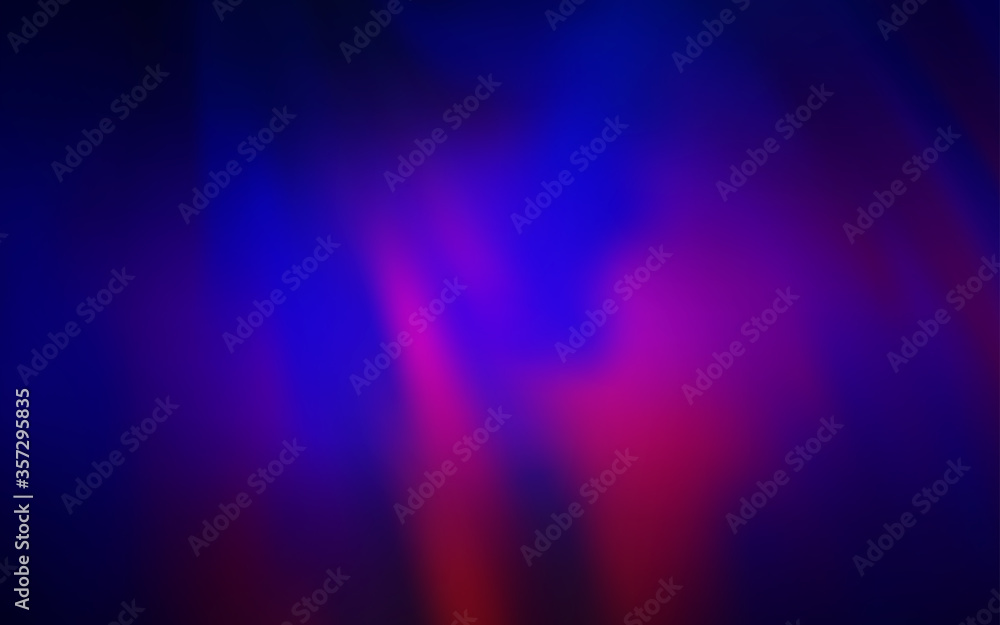 Dark Blue, Red vector blurred bright template.