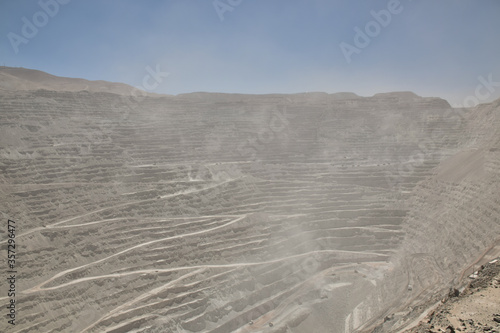 Chuquicamata copper mine - one of the biggest mines in the world photo