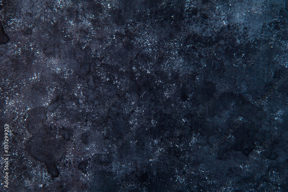 Black abstract background. Textured dark blue background. Copy space Black abstract background. Textured dark blue background. Copy space