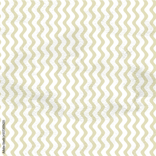 Seamless vintage beige vertical small smooth waves pattern on grange paper