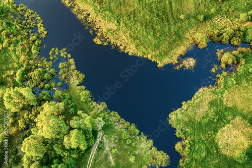 Lake in the meadows