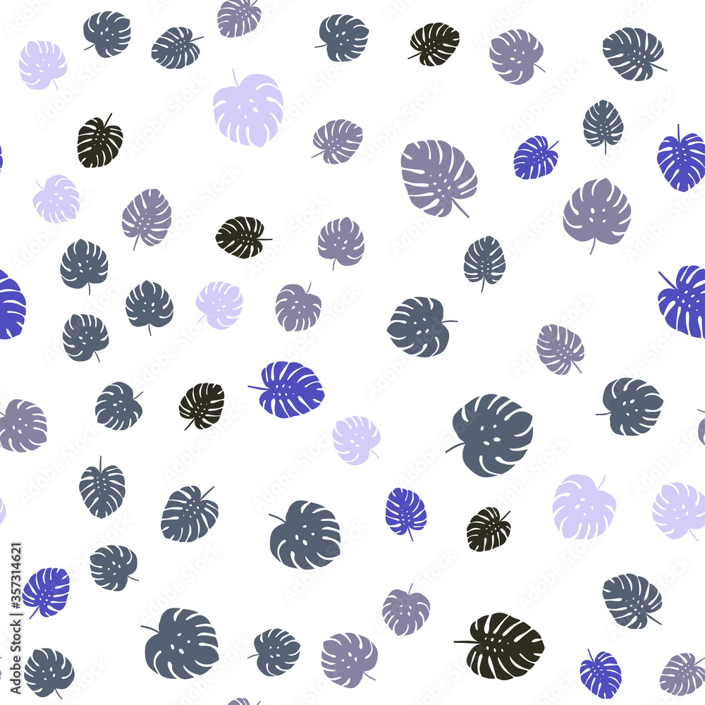 Light Pink, Green vector seamless elegant pattern with leaves. Light Pink, Green vector seamless elegant pattern with leaves.