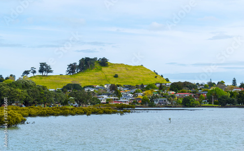 Panoramic View of Mangere Mountain, Auckland New Zealand