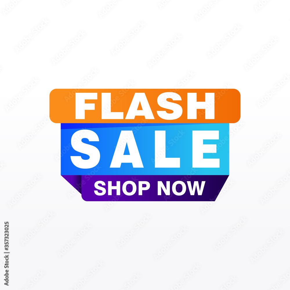 Flash Sale banner template design.Vector illustration. Flash Sale banner template design.Vector illustration.