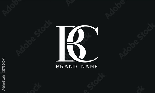 Initial letter B & C BC luxury art vector mark logo