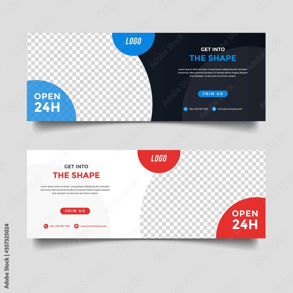 gym and fitness banner promotion template gym and fitness banner promotion template