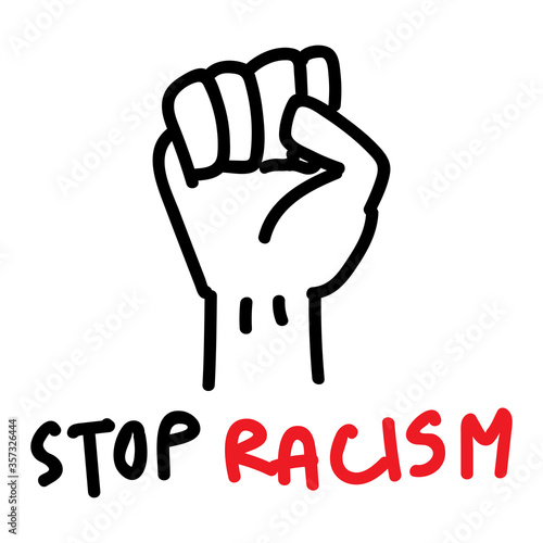 Black lives matter typography about human right of black people in Us. America vector.