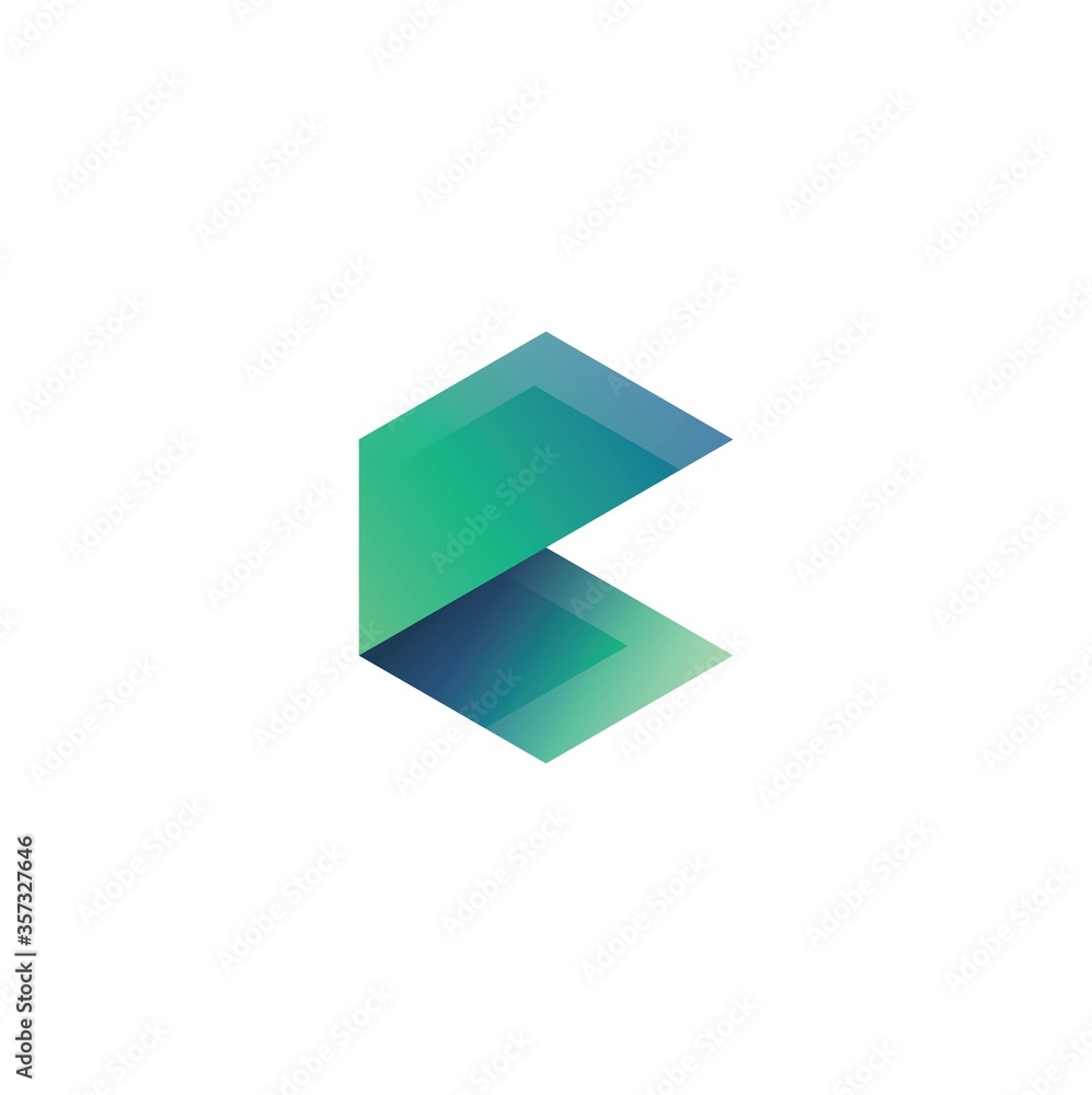 letter C Hexagon with hexagonal logo gradient simple elegant flat design letter C Hexagon with hexagonal logo gradient simple elegant flat design