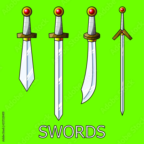 Espadas medievais de fantasia