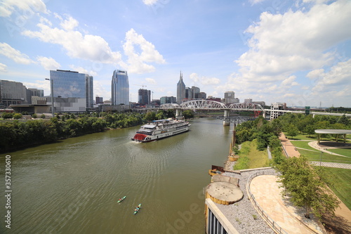 Ship on the Cumberland River in Nashville Tennessee 