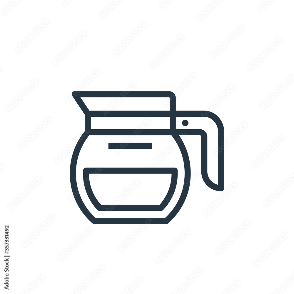 Vecteur Stock coffee maker vector icon. coffee maker editable stroke ...